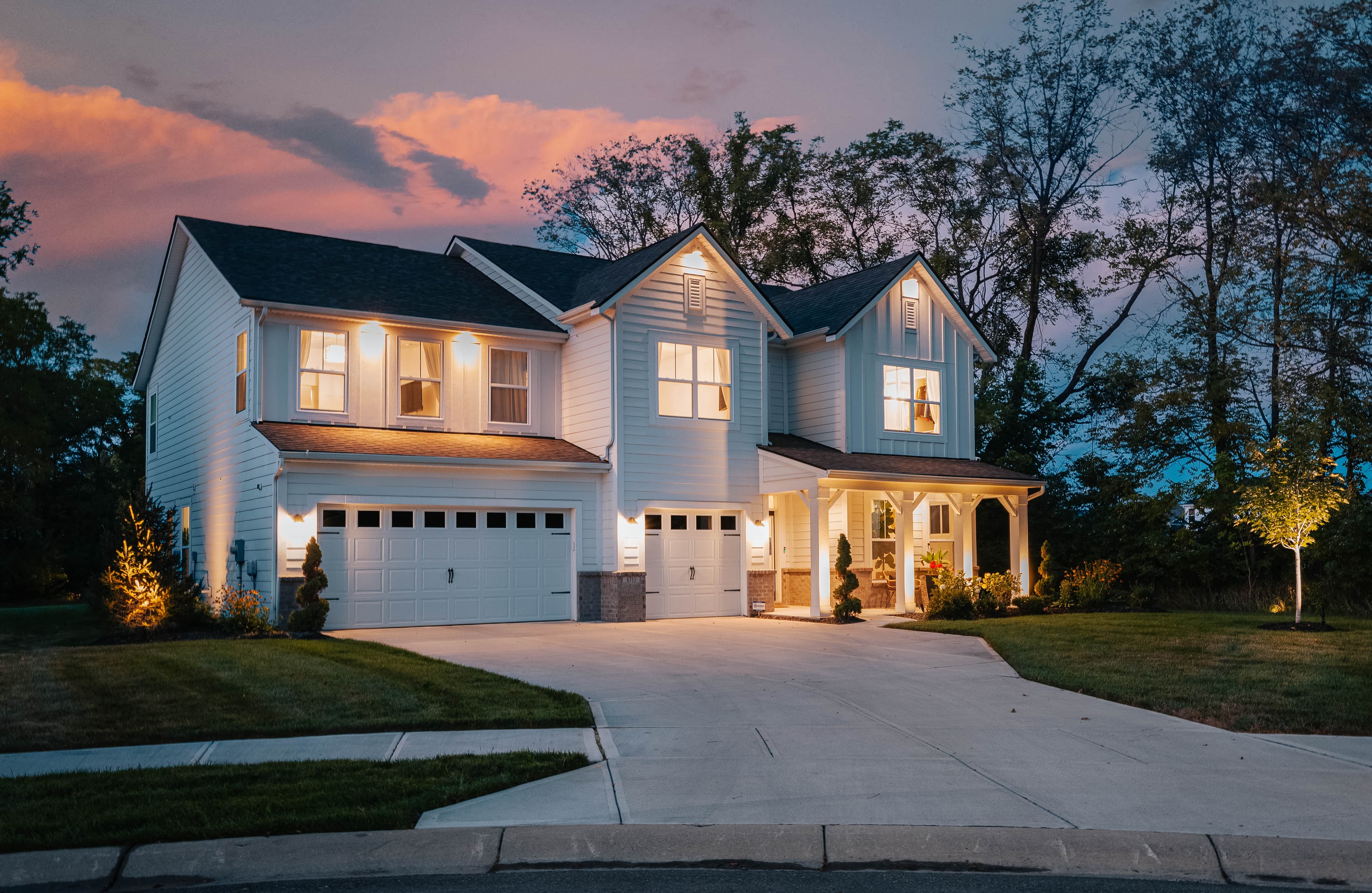 Residential exterior photographed by Himelick Media