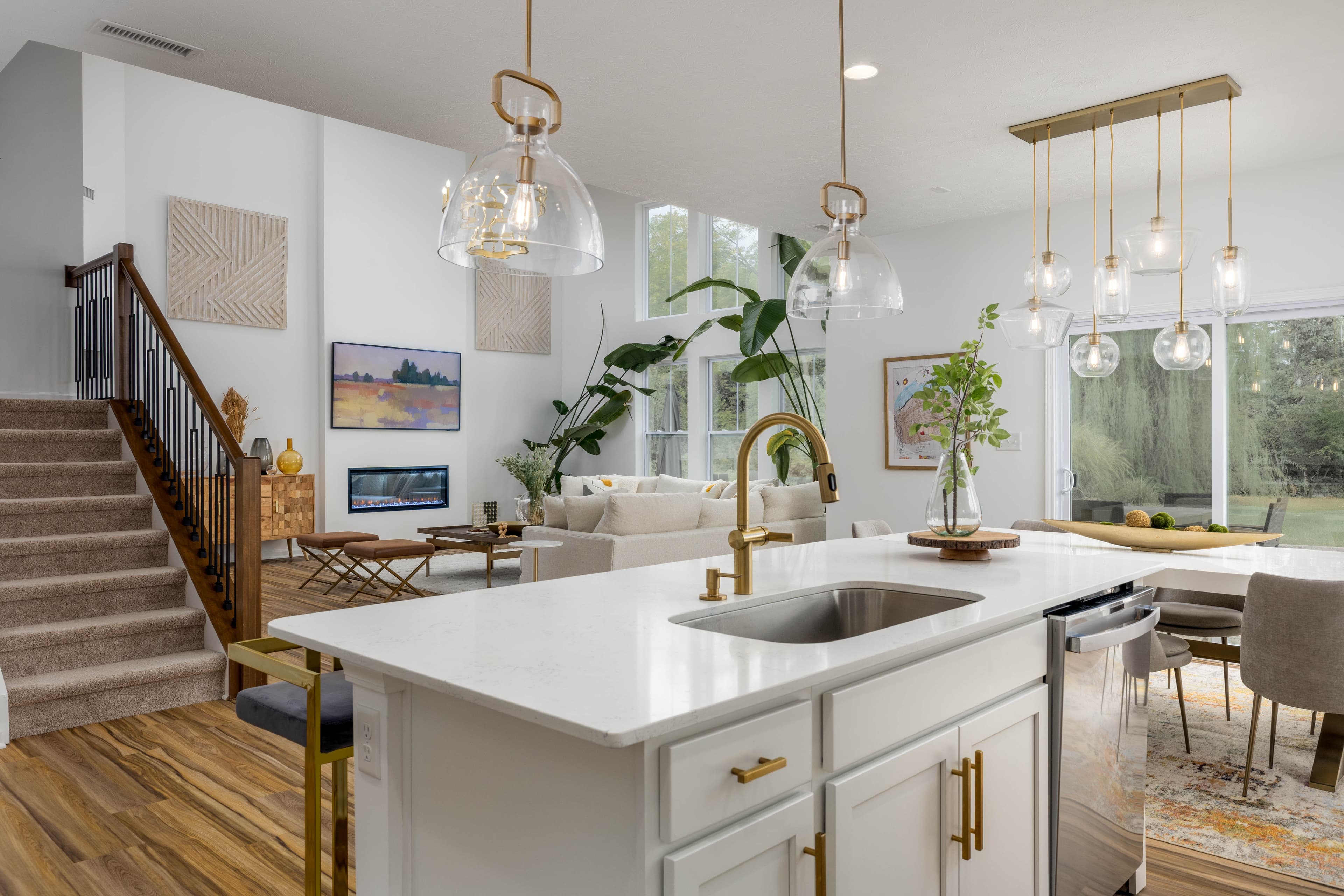 Residential interior photographed by Himelick Media